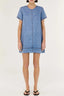 STAPLE THE LABEL Rae Chambray Mini Dress – Light Denim