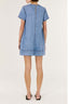 STAPLE THE LABEL Rae Chambray Mini Dress – Light Denim