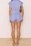 MINKPINK Avery Stripe Playsuit-   Blue/White