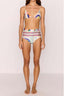 MINKPINK Elysia Triangle Bikini Top - Mutli Colour Print