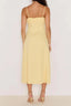 MINKPINK The Gigi Linen Bias Midi Dress -  Yellow