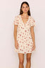 MINKPINK Clemence Mini Dress - Red/Cream Floral