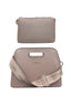 NIM THE LABEL BB Tote Bag Set - Taupe