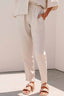 WHITE CLOSET Linen Pants - Beige