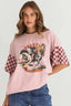 PAPER HEART Wild West Tee - Pink