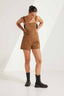 ROSEBULLET Penny Overall - Brown