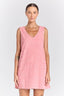 POOLSIDE PARADISO Mai Tai V Tunic Towelling Dress - Rose
