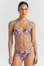 POOLSIDE PARADISO Zanzibar High Cut Cheeky Bikini Bottom - Lilac