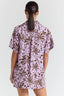 POOLSIDE PARADISO Zanzibar 100% Rayon Shirt Dress - Lilac