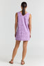 POOLSIDE PARADISO Mai Tai V Tunic Towelling Dress - Lilac