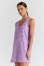 POOLSIDE PARADISO Mai Tai V Tunic Towelling Dress - Lilac