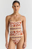 POOLSIDE PARADISO Samoa Singlet One Piece Swimsuit - Seashell