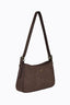 PETA + JAIN Lilu Shoulder Bag - Choc Faux Suede