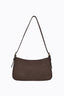 PETA + JAIN Lilu Shoulder Bag - Choc Faux Suede