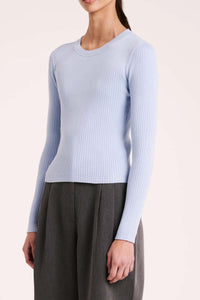 NUDE LUCY Nude Classic Knit - Mineral Blue