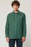 ROLLAS Waffle Cord Shirt -  Trade Green