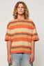 ROLLAS Big Newport Stripe Tee - Sunset