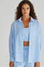 SASS CLOTHING Alani Shirt - Blue Stripe