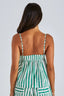 SASS CLOTHING Seraphina Cami - Green Stripe