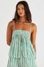SASS CLOTHING Seraphina Cami - Green Stripe