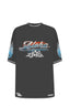 SEA STREET Aloha Moto Tee - Cloud Blue