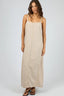 SILENT THEORY Cove Maxi Dress - Beige