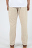 SILENT THEORY Linen Pant -  Tan