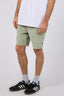 SILENT THEORY Cord Short - Light Green