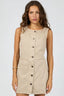 SILENT THEORY Cove Mini Dress - Beige