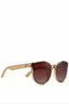 SOEK BELLA CHAMPAGNE Walnut Arm Sunglasses