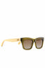 SOEK MORGAN MOSS Walnut Arm Sunglasses