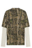 SŚAINT Round One Layered Tee – Vintage Camo