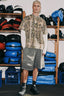 SŚAINT Round One Layered Tee – Vintage Camo