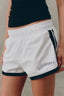 SŚAINT Reflective V Shorts - White
