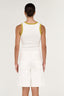 STAPLE THE LABEL Noemi Contrast Knit Tank – Ivory