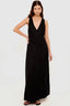 STAPLE THE LABEL Sabine Cross Back Maxi Dress – Black
