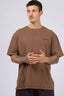 BASIC MENS COTTON SHORT SLEEVE SHIRT WITH ST GOLIATH EMBRIODED ON LEFT HAND CORNER FRONT VEIW 