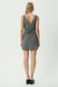 AFENDS Asta Grace Mini Dress - Steel Check