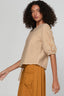 BOOM SHANKAR Ava Top - Mustard Stripe