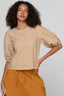 BOOM SHANKAR Ava Top - Mustard Stripe