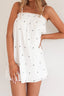 BY FRANKIE Polly Spot Mini Dress - White