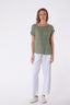 CARBON THE LABEL Cleo Hessian Top - Faded Khaki