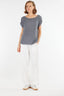 CARBON THE LABEL Cleo Hessian Top - Storm