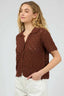 SILENT THEORY Hunter Top - Brown