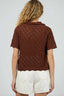 SILENT THEORY Hunter Top - Brown