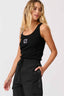 CARTEL & WILLOW Luna Tank - Black