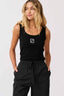 CARTEL & WILLOW Luna Tank - Black