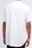 SILENT THEORY Linen SS Shirt - White