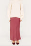 MINKPINK Leni Bias Midi Skirt – Wine Stripe