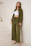 Olive Cupro Pant